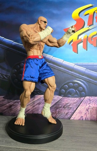 Sagat collectible statue - sagat,