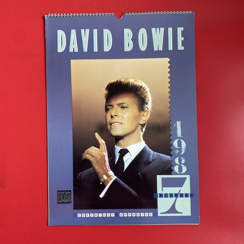 1987 david bowie calendar - bowie,